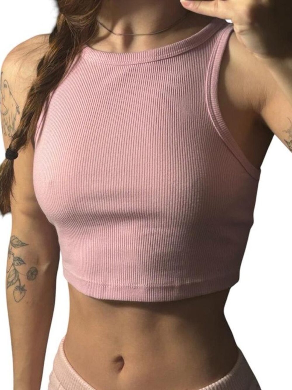 Wild Fable Women's Pink/purple Crop-top